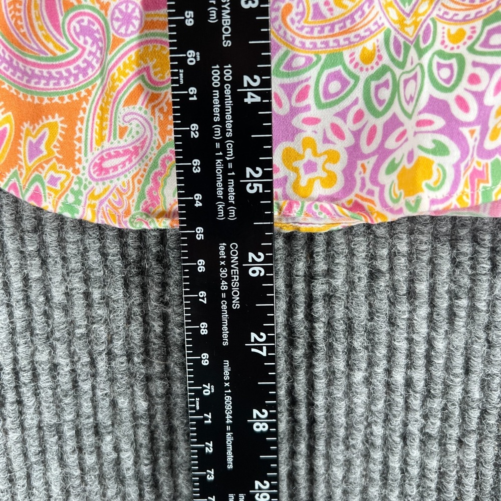 Chaps Shirt Womens Large Orange Designer Long Sleeve Button Up Casual Comfort - Picture 8 of 14